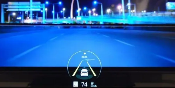 未来的汽车 挡风玻璃做显示屏可手势操控