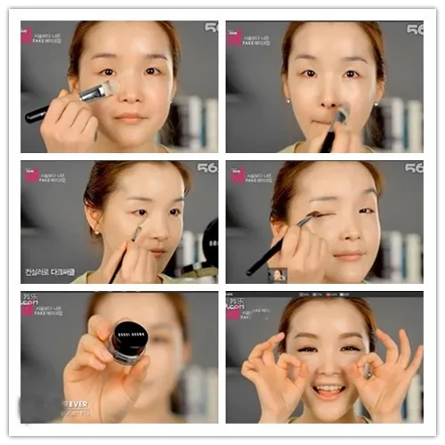 韩国裸妆画法教程 懒人学化清透感妆容