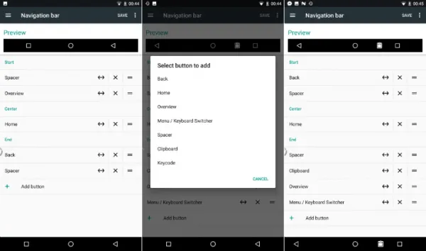 隐藏在Android 7.0中的彩蛋: 高度自由的导航栏