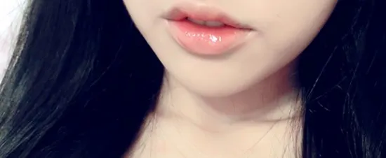 果冻咬唇妆图解画法 水嘟嘟粉嫩裸色妆容