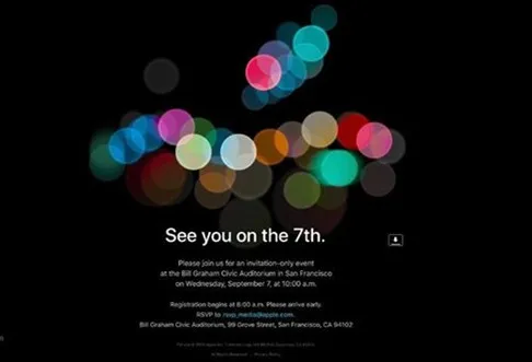 iPhone7发布时间 9月7日见证iPhone7!