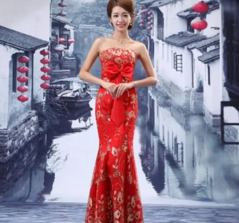 新娘拍婚纱照如何选择旗袍？推荐几款适合拍婚纱照的旗袍
