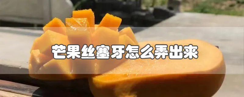 芒果丝塞牙怎么弄出来