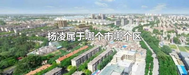 杨凌属于哪个市哪个区