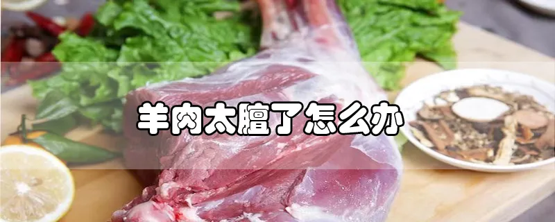 羊肉太膻了怎么办