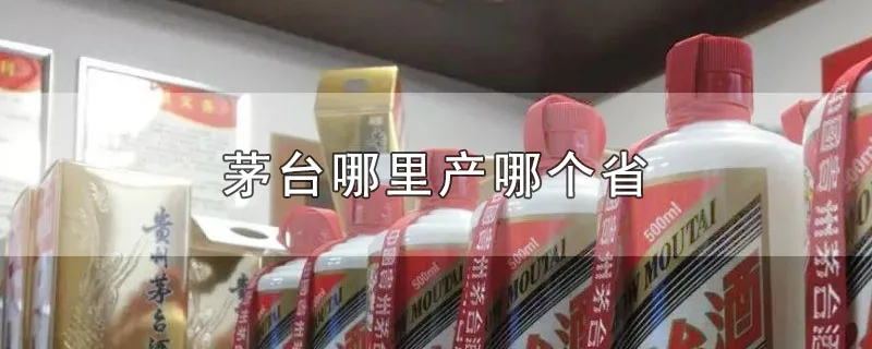 茅台哪里产哪个省