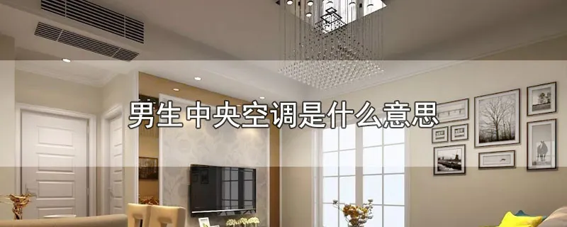 男生中央空调是什么意思