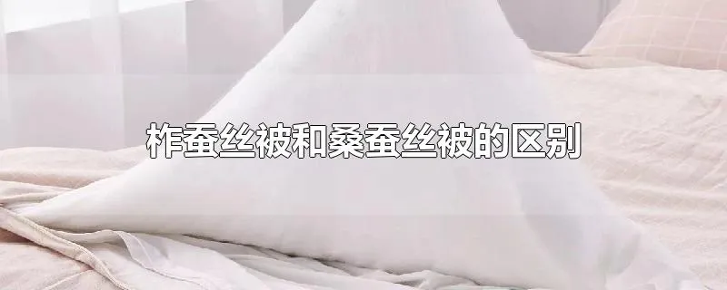 柞蚕丝被和桑蚕丝被的区别