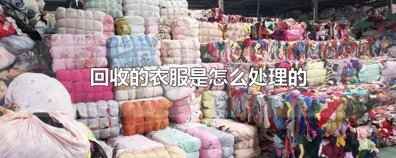 回收的衣服是怎么处理的