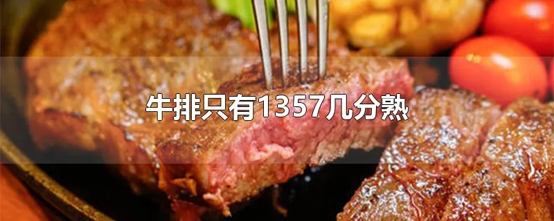 牛排只有1357几分熟