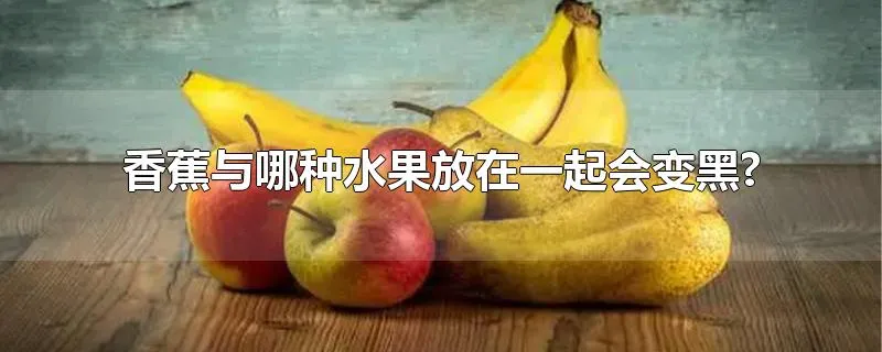 香蕉与哪种水果放在一起会变黑?