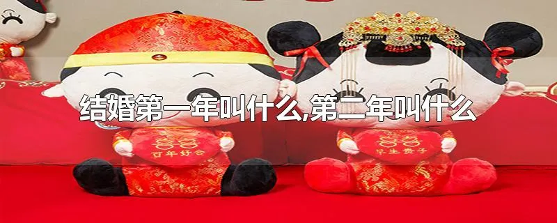 结婚第一年叫什么,第二年叫什么