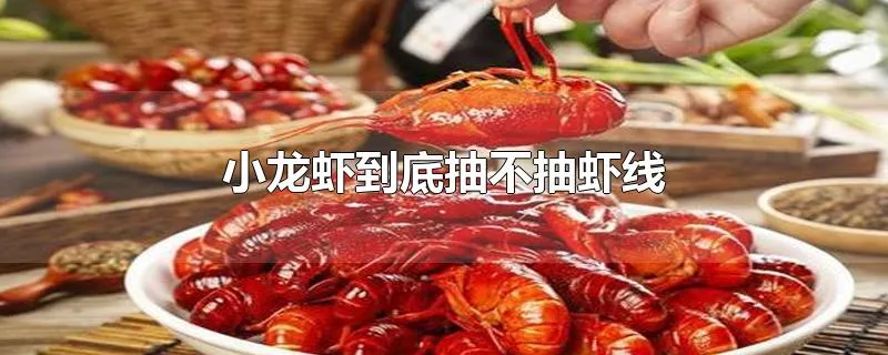 小龙虾到底抽不抽虾线