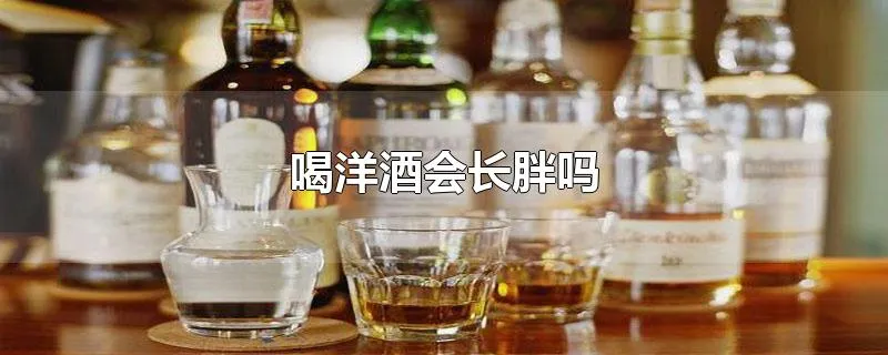 喝洋酒会长胖吗