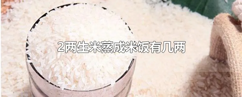 2两生米蒸成米饭有几两