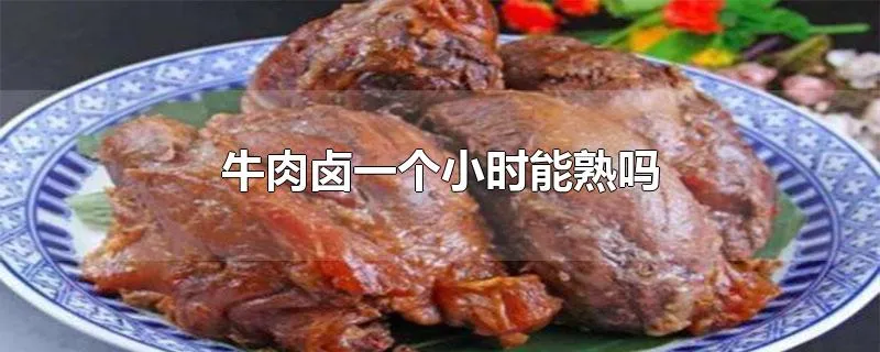 牛肉卤一个小时能熟吗