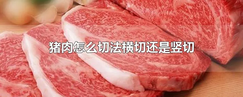 猪肉怎么切法横切还是竖切