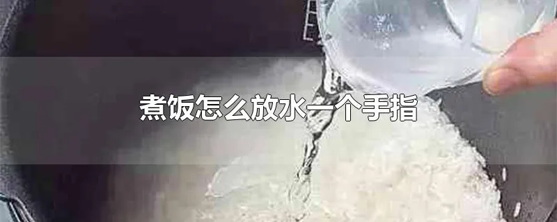 煮饭怎么放水一个手指