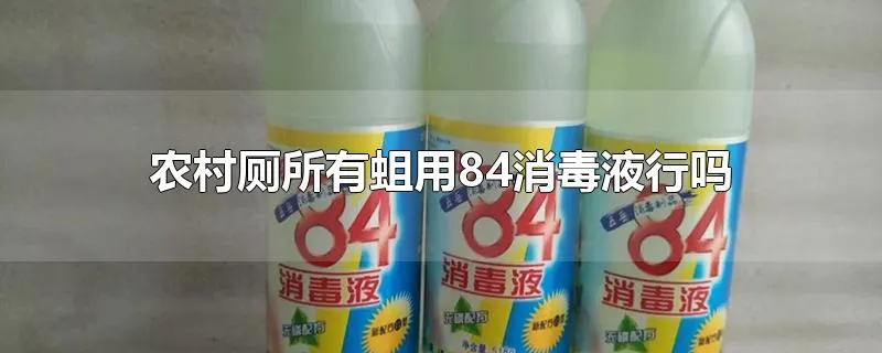 农村厕所有蛆用84消毒液行吗