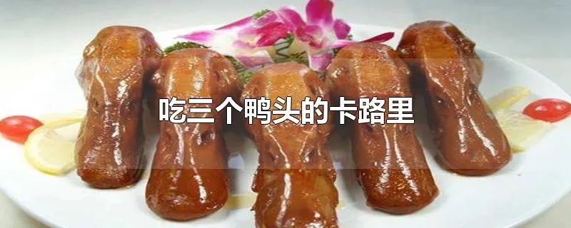 吃三个鸭头的卡路里