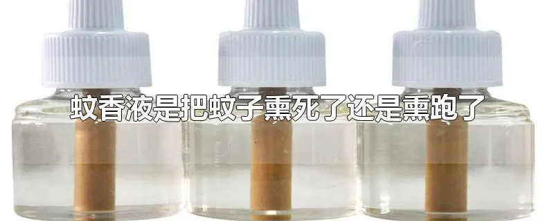 蚊香液是把蚊子熏死了还是熏跑了