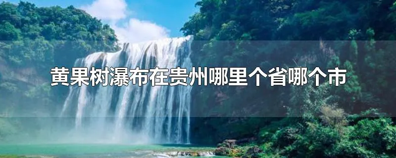 黄果树瀑布在贵州哪里个省哪个市
