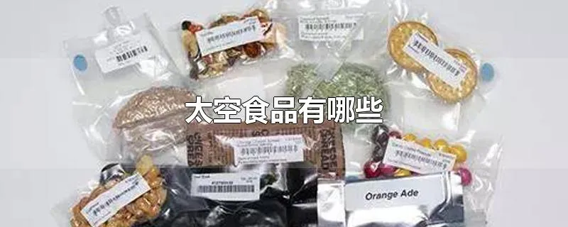 太空食品有哪些