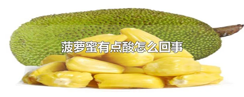 菠萝蜜有点酸怎么回事