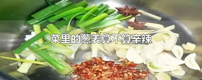 菜里的葱姜算不算辛辣