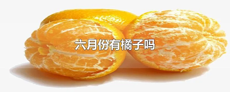 六月份有橘子吗
