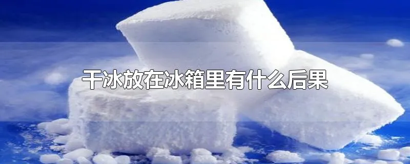 干冰放在冰箱里有什么后果