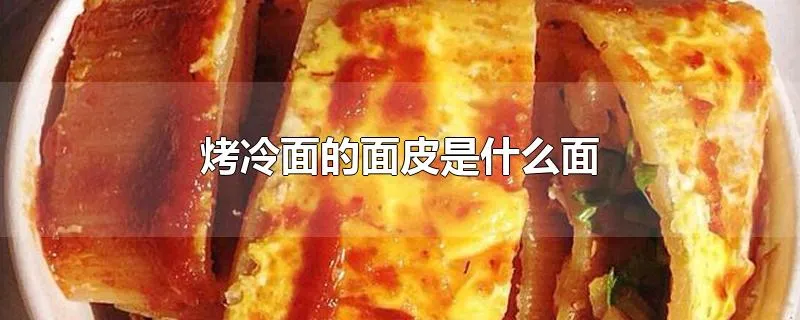 烤冷面的面皮是什么面