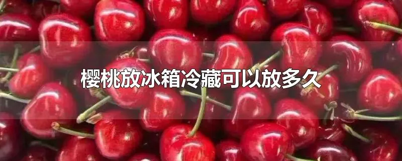 樱桃放冰箱冷藏可以放多久