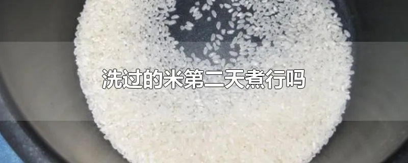 洗过的米第二天煮行吗