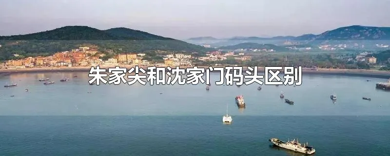 朱家尖和沈家门码头区别