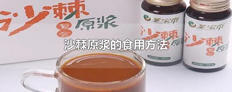 沙棘原浆的食用方法