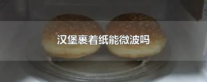 汉堡裹着纸能微波吗