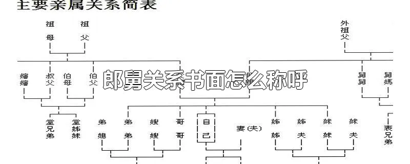 郎舅关系书面怎么称呼