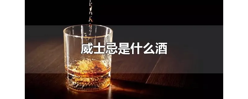 威士忌是什么酒