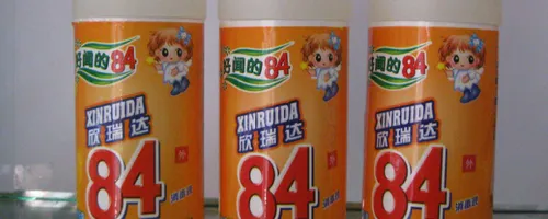 84和洗洁精能一起用吗