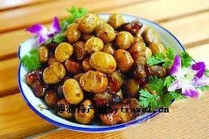 油栗红烧肉-怀柔特产油栗红烧肉