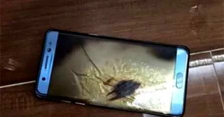 三星note7国行版爆炸  三星回应是因外部加热导致