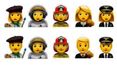 苹果向统一码联盟申请加入5个新职业emoji表情