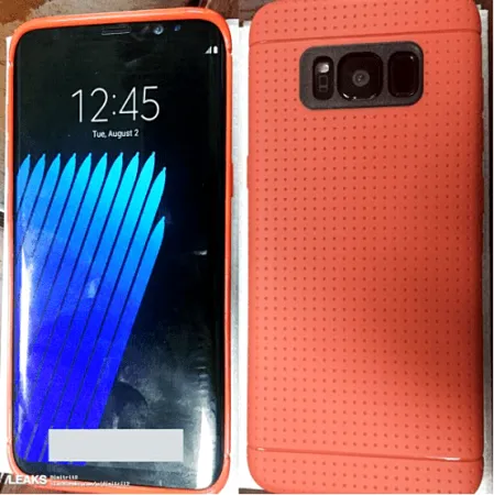 三星Galaxy S8谍照曝光  超窄边框显示屏