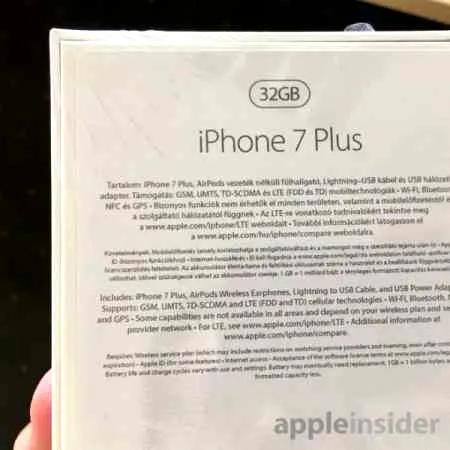 苹果iPhone 7 Plus包装盒曝光：透露两项重大变化