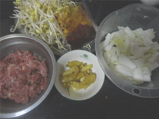 麻辣水煮牛肉的做法步骤1