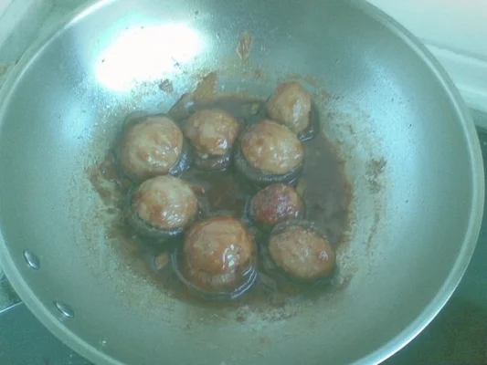 生煎香菇肉盒的做法步骤16