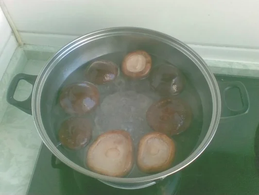生煎香菇肉盒的做法步骤2