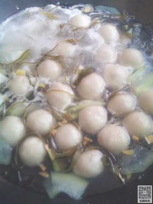 芋圆冬瓜海带汤的做法步骤12