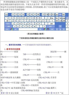 电脑键盘快捷功能(电脑键盘各区按键的用处及快捷方式之功能键区)